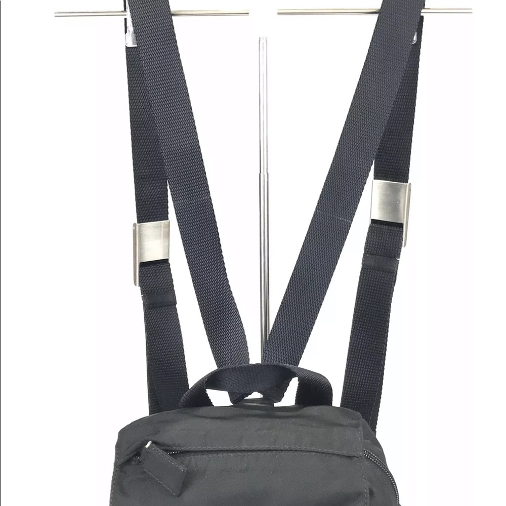 Prada backpack nylon black used 272-10-o - Picture 8 of 16